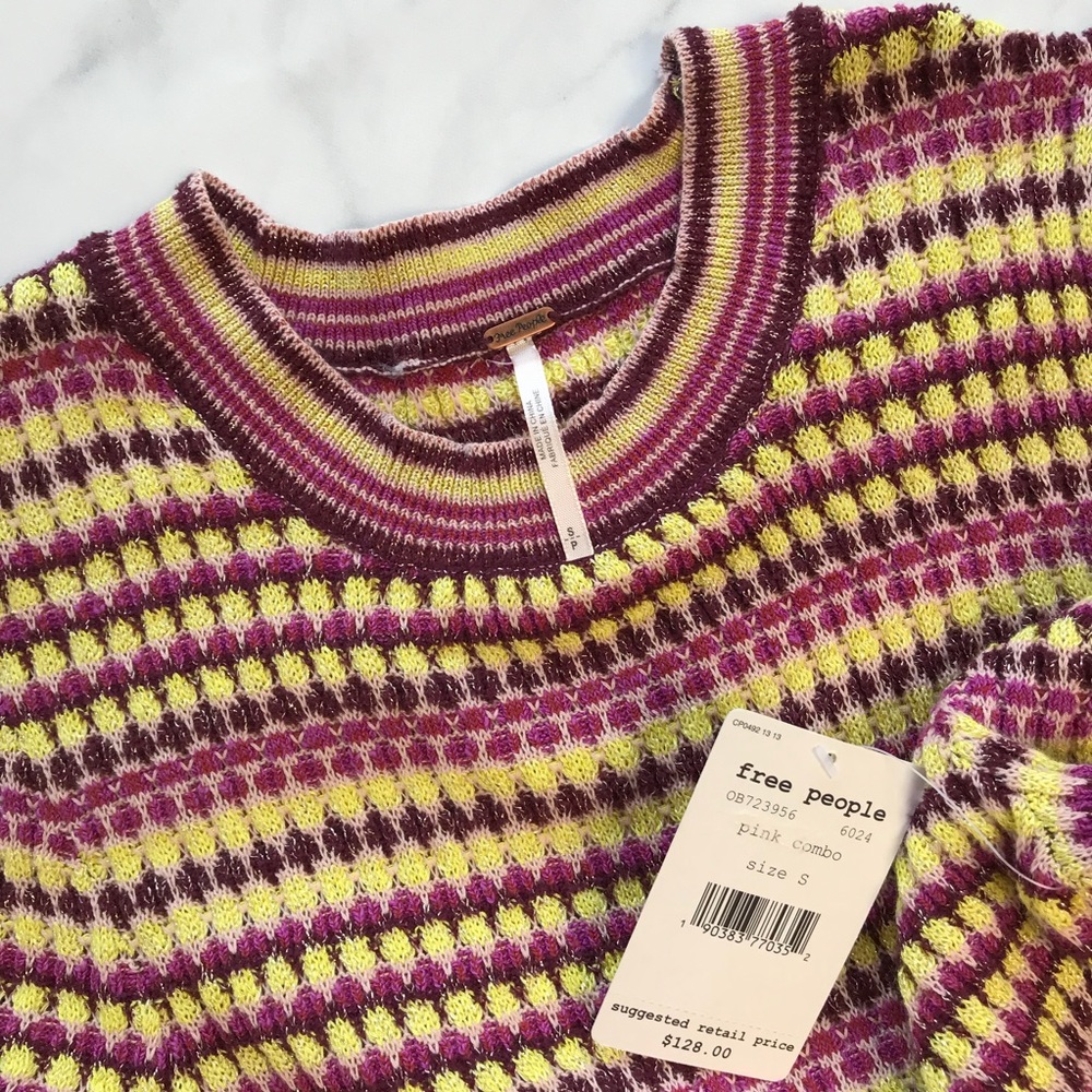 NWT Free People Into You Knit Mini Dress D1 - Picture 6 of 7